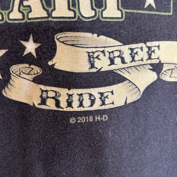 Harley Davidson men’s tee black International Libertarian 2018 size 3X - Picture 9 of 9